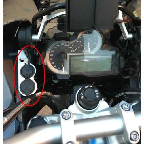 Applicable to BMW Motorcycle R1200GS Adv Waterfowl USB Charger Cigarette Lighter Inflatable Pump Power-Taking BracketAccessories