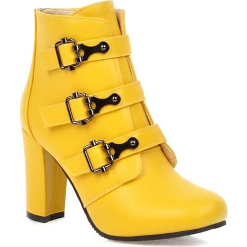 Big Size Simple short boots boots women shoes ankle boots for women ladies boots shoes woman winter