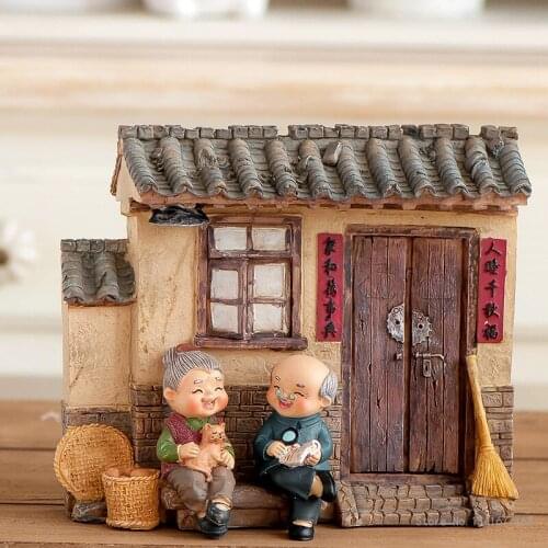 Country pastoral house warm decoration decoration retro wedding room decoration crafts resin home decoration small furnishings