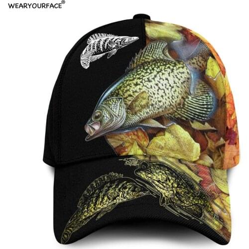 Fishing Time Hunter Animals 3D All Over Printed Snapback Hat Men Women Adult Hip Hop Headwear Outdoor Sun Visor Baseball Cap