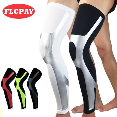 1Pair Women Men Sport Fitness Leg Sleeve Protector Running Jogging Hiking Cylcing Basketball Volleyball Legwarmers Support Guard