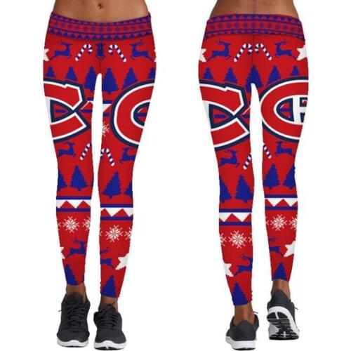 MONTREAL CANADIEN 3D PRINT WOMEN LEGGINGS HIGH WAIST LEGGING STEELERS PRINTED WOMEN PANTS SLIM FITNESS LEGGINS