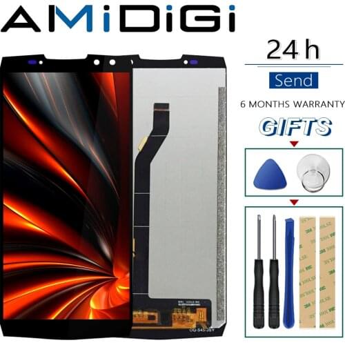 For Oukitel K10 LCD Display+Touch Screen Screen Digitizer Assembly Repair Parts+Tools +Adhesive LCD Glass Panel for oukitel k10