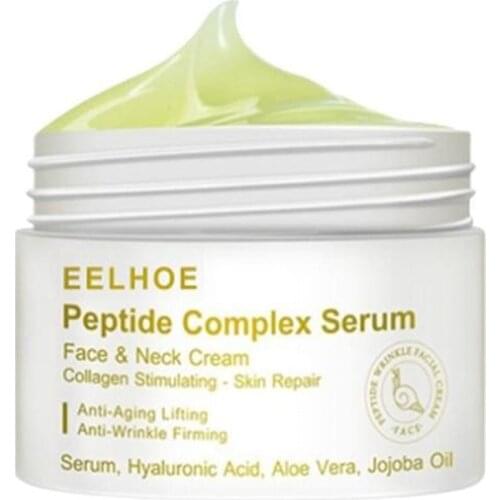 1PC Facial Anti-Wrinkle Peptide Cream Face Essence Anti-Aging Moisturizing Firming Skin Fine Lines Lighten Anti-Wrinkle