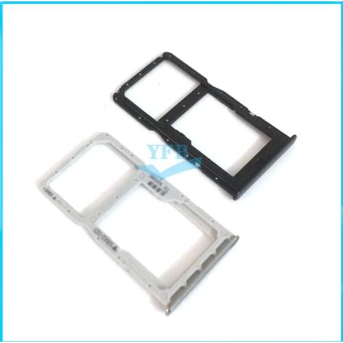 10pcs SIM Card Tray Slot Holder Adapter For Huawei Nova 4e P30 lite Micro SD Reader Card Holder Repair Replacement Parts