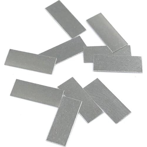 100Pcs Pure Nickel 99.96% Low Resistance Battery Strip Tabs Mat for Welding 0.1x4x10mm