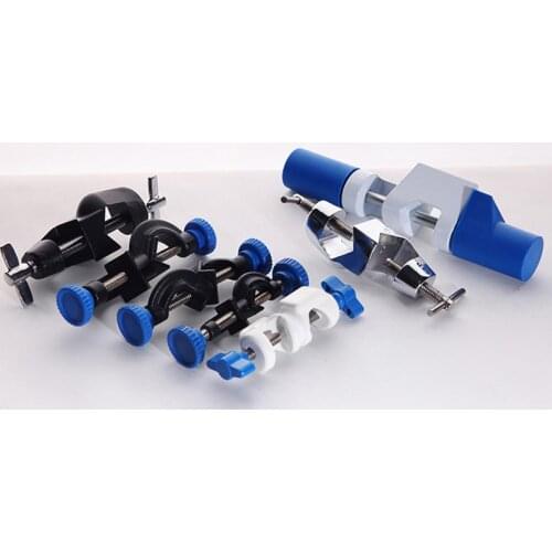 2 Pcs/lot British/German-style Laboratory Cross Clamp CROSS CLIP Iron Frame