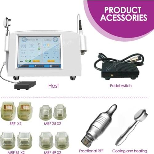 2020 4in1 Thermal cool RF Microneedling Facial Needling Treatment Body Skin Acne Scar Removal Removal Stretch Marks Removal Spa