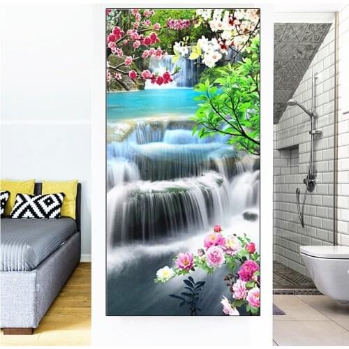 Fezrgea 5d Diy Diamond Painting Landscape Diamond Embroidery Sale Full Drill Round Scenery Picture Rhinestone Mosaic Decor Home