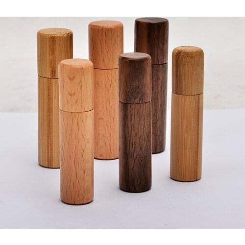 ECO-friendly lipstick tube bulk wholesale 3ml 5ml bamboo lipstick tube container empty lipstick container bulk