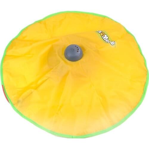 Electric Cat Toy Turntable Intellectual Interactive Cat Toys Plastic Pet Cat Amusement Plate Toys Game Spinning Toys for cats