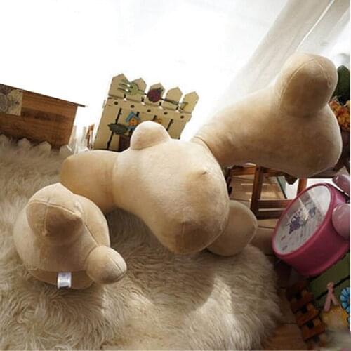 Fancytrader 96cm Big Emulational Ginger Pillow Toy Stuffed Plush Cute Ginger Cushion Doll