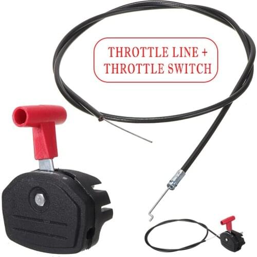 Lawnmowers Throttle Cable Switch Lever Control Handle Kit Garden Lawn Mower Switch for Garden Tools