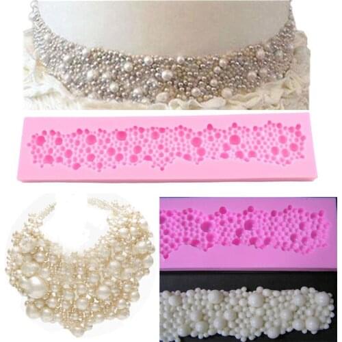 Hot Pearls Fondant Cake Mould New Design 3D Round Silicone Bubbles Cake Mold Decor Chocolate Baking Molds 1pc