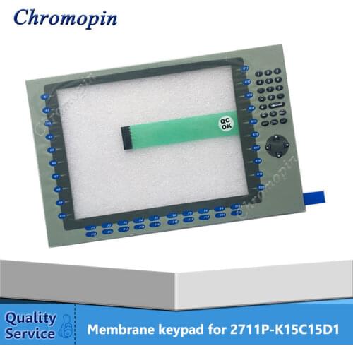 Membrane keypad switch for AB 2711P-K15C15D1 2711P-K15C15D2 2711P-K15C15D6 2711P-K15C15D7 PanelView Plus CE 1250 keyboard