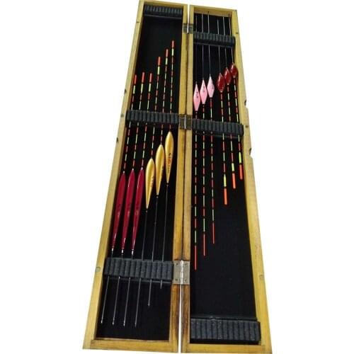 Fir Nano Fishing Floats Bold Tail Eye-catching Myopia Fishing Sensitive Crucian Carp Bottom Fishing Float with Box