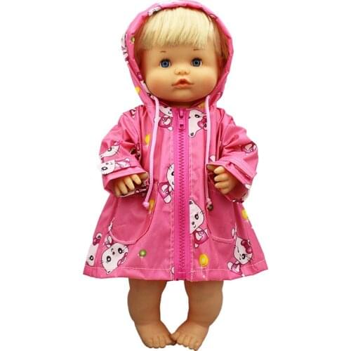 2020 New raincoat doll Clothes Fit 42cm Nenuco Doll Nenuco su Hermanita Doll Accessories