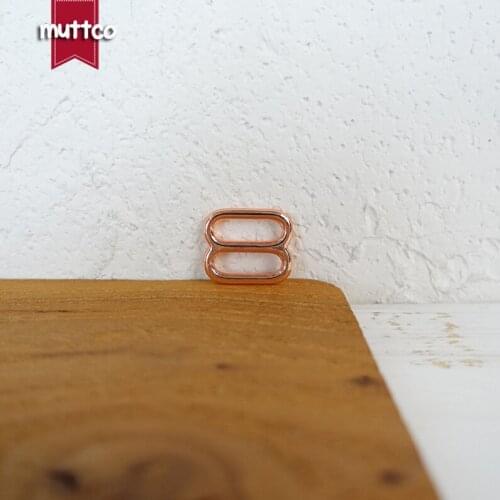 DIY dog collar For 15mm Webbing Adjustable Buckles Loops DIY Straps Bag accessory high quality Plated Metal BZK-15M