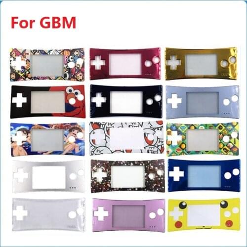 Front Shell Faceplate Cover For GBM Front GameBoy Micro Case Housing Replacement Panel Repair Part Playstation Accessories