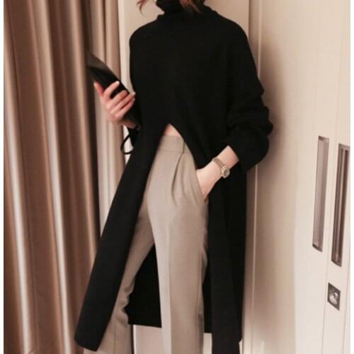 Warm Sweater Women Autumn Dress Winter Long Sweater Knitted Dresses Long Loose Maxi Oversize Lady Dresses Bodycon Robe Vestidos