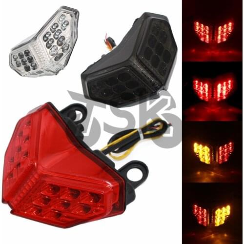 LED Motorcycle Taillight For DUCATI 848 2008-2014 1098 1198 2007-2013 Brake Turn Signals Integrated
