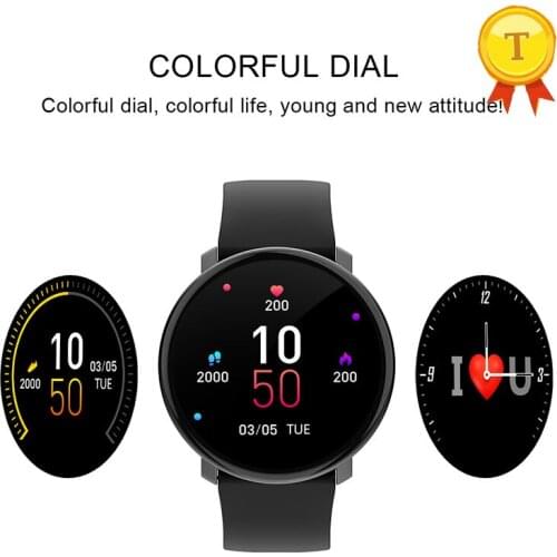 Smart bracelet full touch 1.22 inch round screen color screen health monitoring intelligent reminder smart band wristband
