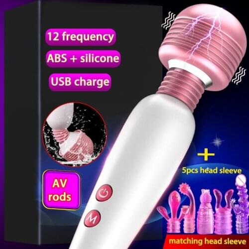 Magic Wand Vibrator Adult Sex Toys For Woman G Spot Vibrator Clitoris Stimulator Dildo Vibrators For Women Vagina Masturbator