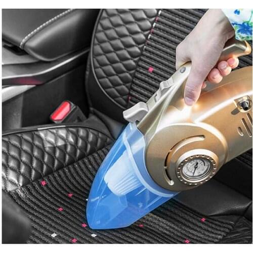 4 in 1 household car dual-purpose car detailing kit interior cleaner lighter pneumatic tire pressure car detailing vacuum