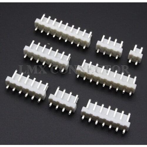 500PCS/Set VH3.96mm Straight Needle Male Connector 2P/3P/4P/5P/6P/7P/8P/9P/10P/11P/12P/13P White C