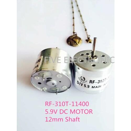 FREE SHIPPING! 12MM Short Shaft ,RF-310T-11400 DC MOTOR 5.9V 310 Micro MOTOR, , used for Mechanical Equipment\VCD\DVD\FAN