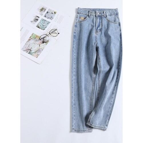 Spring woman mom jeans pants boyfriend jeans for women Plus Size Streetwear Female Denim Harem Pants