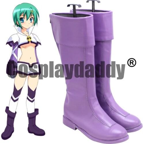 Kaitou Tenshi Twin Angel: Kyun Kyun Tokimeki Paradise!! Twinkle Paradise Nine Violet Anime Cosplay Shoes Boots X002