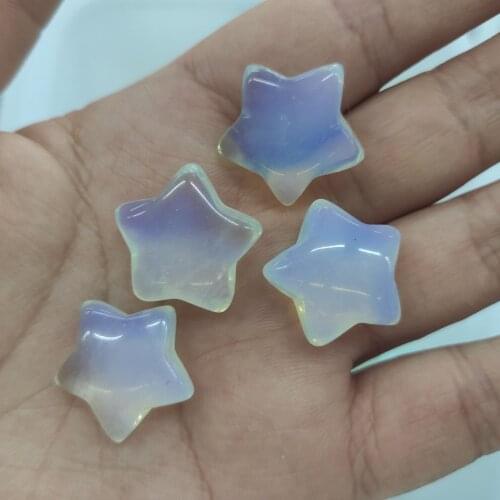 10-15mm Natural Opal Crystal Gemstone Star Meditation Healing Chakra Polished Gifts Natural Quartz Crystals