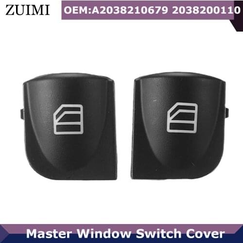 Front Window Switch Button Cover A2038210679 2038200110 For Mercedes W203 C-CLASS Power Window Switch Console Cover Cap C55 C32