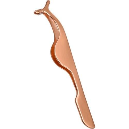 Lanjinglin 20/30/50 pcs eyelashes tweezers wholesale false eyelash extension curler auxiliary clip clamp makeup forceps tool