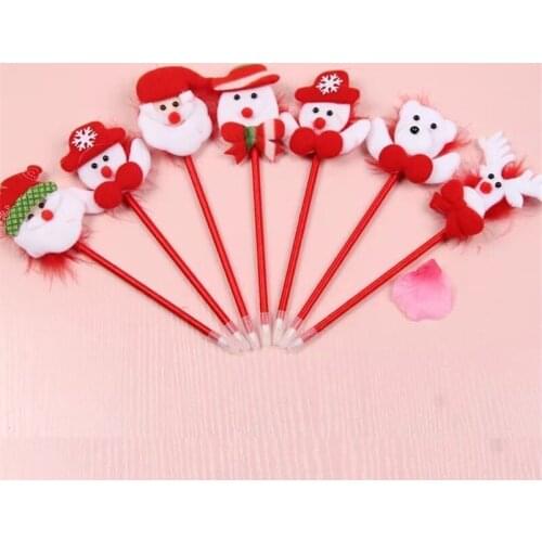 New 10pieces/lot 10cm doll plush 6style pen cartoon Christmas gift New Year gift