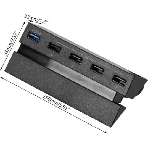 2021 New 5 Port HUB USB 3.0 High Speed Charger Controller Splitter Expansion for PS4