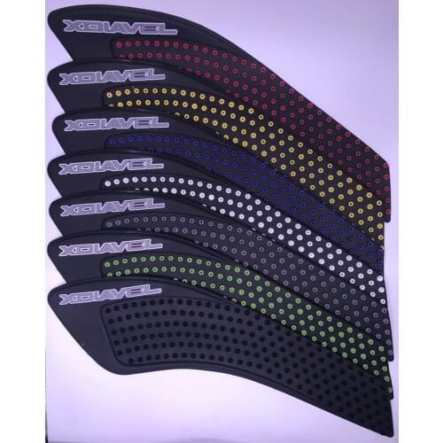 Motorcycle Tank Traction Pad Side Gas Knee Grip Protector Anti slip sticker for DUCATI XDiavel 2016