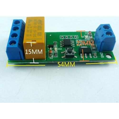 CE032 DC 5V 6V 9V 12V Motor Reversible Controller Time adjustable Delay Relay Switch 2A Drive current 5000s 0.1setp
