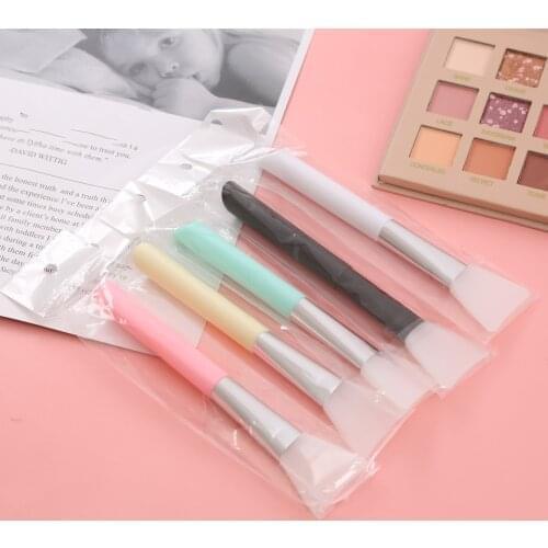 Silicone Makeup Brushes Facial Mask Brush Mask Mud Mixing Brush Tool 5 Color Face Mask Brush Cosmetics Make Up Brushes
