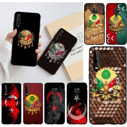 Turkey Turkish Ottoman Empire Coat Of Arms Soft Phone Case for Huawei P40 P30 P20 lite Pro Mate 30 20 Pro P Smart 2019 prime