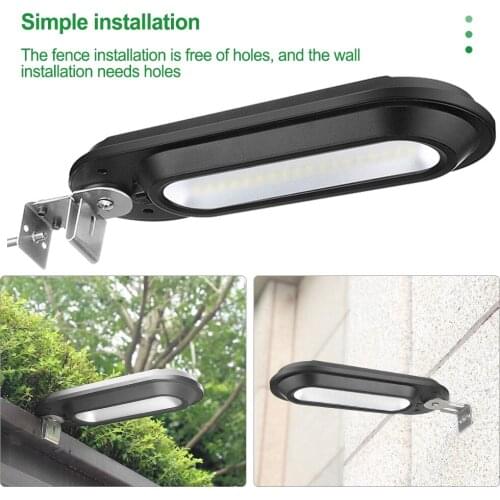 Waterproof 18LED Solar Wall Light Outdoor Landscape Sunlight Garden Decoration Lighting for House Wall Street Yard