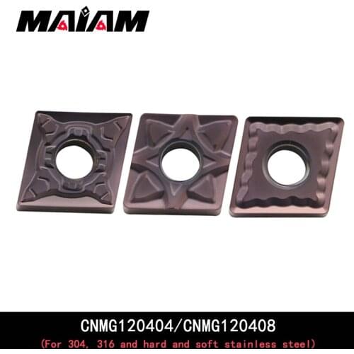 CNMG1204 Rhombus 80 deg insert CNMG120404 CNMG120408 EF ES OM pattern insert MCLNR Suitable for hard and soft stainless steel