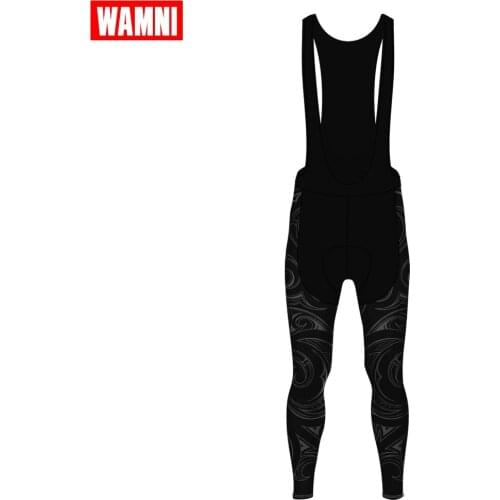 WAMNI Cycling 2020 mujer Bike Team Women Vintage Pattern Mountain Bike Slim Cycling Trousers ciclismo Wear Elegant Bib Pants
