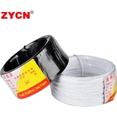 1 Roll Plastic Coated Iron Wire Twist Ties Cable Wrap Organizer Ties 0.55/0.75mm Round/Flat type