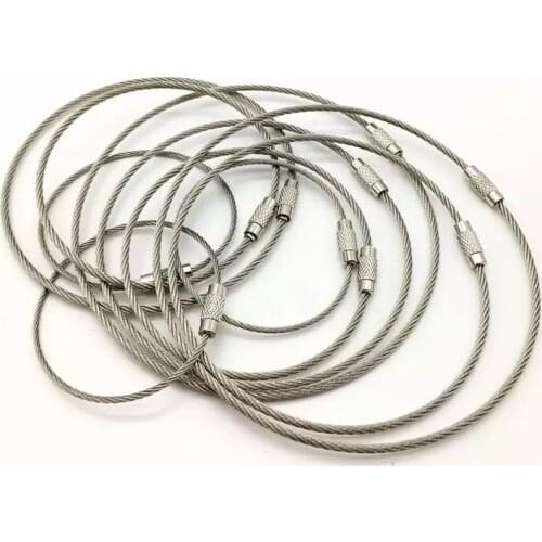 10 pcs 38mm/50mm(D) O ring Stainless Steel Keyrings bag hook Connector Keys Holder Round open ring Key Ring for DIY accessories