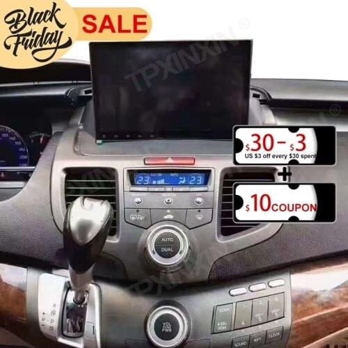 64G Android 10 Tesla Style Screen For Toyota Odyssey 2004 - 2008 Car Multimedia Function Player GPS Radio Car Stereo Head Unit