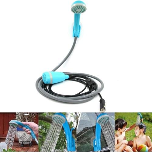 Caravan Accessories RV Camper Outdoor Shower Set Handheld Portable Washer Car Water Gun Pump Travel Pet Dog Take Shower Set