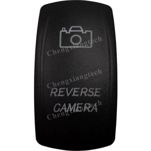 Car Boat Truck Backlit Swtich Cap- Laser Engraving -REVERSE CAMERA-for Led Carling Arb Narva 4x4 RV Rocker Switch, Cover Only