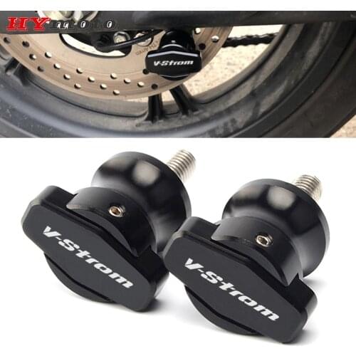 For SUZUKI V-Strom 650 1000 V-Strom650 V-Strom1000 VStrom All Years Motorcycle Swingarm Spools Slider 8MM Stand Screws Protector